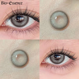 Yeknu  1 Pair Mermaid Green Colored Contact Lenses for Eyes with Prescription Myopia Lenses with Degree Green Lenses Y2K