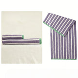 Yeknu  2 Side Smiling Patter Combed Cotton Towels Soft Comfortable Yarn Dyed  Face Towel Super Absorption Bathroom Towel  for Household