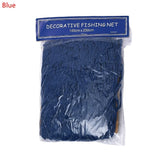 Yeknu  1X2M Nautical Net Decorative Seaside Wall Beach Party Mesh Mediterranean Decorative Net DIY