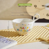 Yeknu High Beauty Female Coffee Cup Set High Grade Exquisite Afternoon Tea Cup Advanced Ceramic Mug