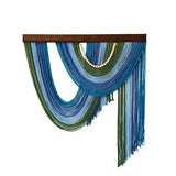 Yeknu  80x88cm Handmade Wall Hanging Decor Luxury Artistic Tapestry for Living Room Sofa Bedroom Bede Wall Carpet Home Decor