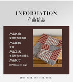 Yeknu 2025 new cotton gauze shawl bath towel travel blanket multi-layer gauze multi-functional sofa towel blanket adult
