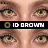 Yeknu  NEW Contact Lens Beauty Color Contact Cosmetics Colored Pupils Colorcon Water Light Black Eye Contact Lens with Big Pupil