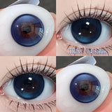 Yeknu  1Pair Real Color Eye Lenses Myopia Pink Blue Contact Lenses Eye Color Lenses Makeup Pupils Graduate Lenses Fast Shipping
