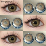 Yeknu  1 Pair Colored Contact Lenses for Eyes Natural Contact Lenses Fashion Lenses Blue Eye Lenses Green Lenses