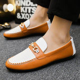 Yeknu  Men's Casual Shoes Soft Comfortable Driving Moccasins Slip on Loafers Shoes for Man Light Flat Walking Shoes zapatillas hombre