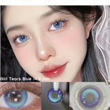 Yeknu  Color Contact Lenses for Eyes Cosmetics Color Lens Eyes Cosplay Anime Accessories Blue Big Eyes Lenses Eye Contact Lenses
