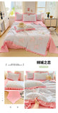 Yeknu 2025 new skin-friendly washed cotton summer quilt printing air conditioner quilt summer cool quilt machine wash single double