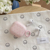 Yeknu  niche polka dot bow for apple earphone protective case airpods4 wireless bluetooth earphone case three or four