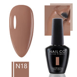 Yeknu  15ml Gel Nail Polish Semipermanente Varnishes Lacquer Esmalte Black White Color UV Lakiery Hybrydowe Vernis Gellak Polish