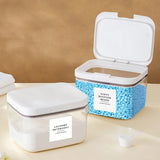 Yeknu  1pc laundry room organization and storage laundry ball container for laundry balls/dryer balls/powder/fragrance beads