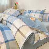 Yeknu  Autumn and winter new skin-friendly washable bedding four-piece dormitory student dormitory three-piece comfortable