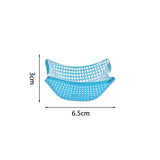 Yeknu  Korean Style Colorful Square Bowl  Retro Checkered Pattern Glass Heat-resistant material Dish Dipping Material Small Dish