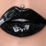 Yeknu 3Pcs/Set Diamond Glitter Liquid Lipstick Set Waterproof Long Lasting Sexy Red Black Lips Halloween Shimmer Lip Makeup Cosmetics
