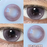Yeknu  1Pair Real Color Eye Lenses Myopia Pink Blue Contact Lenses Eye Color Lenses Makeup Pupils Graduate Lenses Fast Shipping