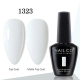 Yeknu  15ml Gel Nail Polish LED Semi-permanent Summer Varnish UV Vernis Blue Color Enamels For Nails Gellak Top Coat Base Polish