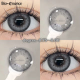 Yeknu  1 pair Korean Lenses Colored Contact Lenses with Degree Myopia Lenses Free Shipping High Quality Lens Fog Pearl lens