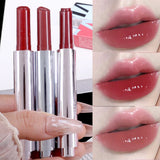 Yeknu Waterproof Non-stick Cup Solid Lip Gloss Colour Rendering Long Lasting Moisturizing Watery Nude Red Lipstick Pen Makeup Cosmetic