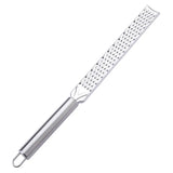 Yeknu  20cm Kitchen Grater Lemon Citrus Fruit Peeler Ginger Garlic Long Chocolate Grater Cheese Spices Stainless Steel Grater Kitchen