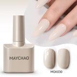 Yeknu  Cherry Red Gel Nail Polish 12ml Glossy Semi Permanent Soak Off UV LED Frosted Gel Nails Painting Varnish