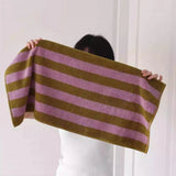 Yeknu  Fashion Striped Cotton Towel Soft Absorbent Adult BathTowel Face Towel Household Towels Luxurious Hotel Bath Supply Beach Towels