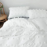 Yeknu Crafts Furball King Size Bedding Set Queen Size Double Duvet Cover Set 200x200 High Quality Tufted Quilt Cover and Pillow Cases