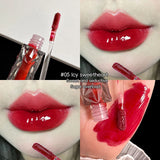 Yeknu  Lip Gloss Long-lasting Moisturizing Easy Halo-dyeing Waterproof Mirror Water Glass Lip Gloss Transparent Color Cosmetics