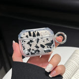 Yeknu  Suitable for headphone protective case with creative texture, fashionable transparency, upgraded anti drop protective case