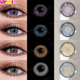 Yeknu  Color Contact NEW Eye Color Lens Makeup Green Eye Lenses Yearly For Eyes Blue Contact Lens Natural Colorcon High Quality