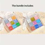 Yeknu  9 Color Glitter Eyeshadow Palette High Pigment Gold Shimmer Matte and Sparkle Finish Multi Tones for Daily Glam and Party Looks