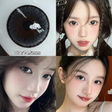Yeknu  2pcs/pair Gray Colored Contact Lenses for Eyes Beauty Purple Halloween Makeup Lens Natural Look Brown Blue Big Eye Lens