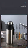 Yeknu  Thermos Bottle Stainless Steel Vacuum Gift Cup Household Office Coffee Milk Flask 500ml