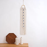 Yeknu  Handmade Macrame Tapestry Hanging Devil's Eyes Blanket Nordic Home Room Decoration Accessories Aesthetic Wall Art Decor