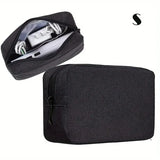 Yeknu  Digital portable organizer case for headphones, travel locker storage bag, zippered accessories, charger, data cable, USB pouch