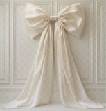 Yeknu  Mehofond Photography Background Elegant Pink Orange Bow Aldult Birthday Wedding Maternity Portrait Decor Backdrop Photo Studio