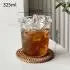 Yeknu  Cold Coffee Cups  Aesthetic Glass Cup Water Bottle Glasses for Drink Decorative Drinkware Cold Coffee Mug Cocktail Glass