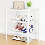 Yeknu  Olanly Durable Bamboo Shoe Organizer For Closet Sturdy Easy Assembly Shoe Rack Stackable Free Standing Wooden Shoe Storage Shelf