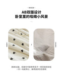 Yeknu 2025 new skin-friendly washed cotton summer quilt printing air conditioner quilt summer cool quilt machine wash single double