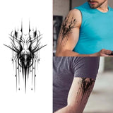 Yeknu  Long-lasting waterproof temporary tattoo stickers, simulated non-reflective trendy patterns, fake tattoos for men and women