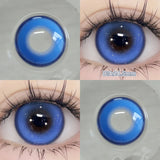 Yeknu  2pcs/pair New Cosplay Contact Lenses for Eyes Makeup Pupils Cosmetics Blue Eye Color Lenses for Myopia Lens 14.2/14.5mm