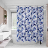 Yeknu  Transparent Waterproof Shower Curtain Bathroom Translucent Partition Curtain Easy Clean Wipe Mildew Proof Curtains with Hooks