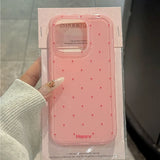 Yeknu Luxury Ins Candy Color Polka Dot Phone Case for iPhone 12 13 14 15 16 Pro Max 16Pro Wave Point Soft Silicone Ultra Slim Cover