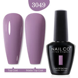 Yeknu  10ml Pearl Shell Color UV Gel Nail Polish Semi Permanent Golden Nail Art Gel Varnish Hybrid Nail Gel Polish Manicure Base