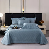 Yeknu Luxury 1000TC Egyptian Cotton Quilted Bedspread, Queen King Size, Bed Cover, Mattress Topper Coverlet, Bed Sheet, Pillowcases