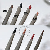 Yeknu  Silky Long-lasting Eye Liner Pencil  Eyeliner Pen Natural Matte Wine Red Eyeliner Easy To Color Waterproof Eye Make Up Cosmetics
