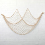 Yeknu  1X2M Nautical Net Decorative Seaside Wall Beach Party Mesh Mediterranean Decorative Net DIY