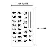 Yeknu  Long-lasting waterproof tattoo stickers simulated non-reflective temporary tattoo English pattern finger arm fake tattoo