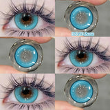 Yeknu  New Green Contact Lenses Beauty Eye lenses Myopia Color Contact Lenses for Eyes Natural Color Pupils Blue Lens 2pcs/pair