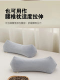 Yeknu 2025 new pure cotton three-dimensional triangular striped buckwheat pillow full buckwheat hull filling to protect cervical spine