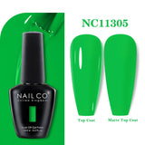 Yeknu  15ml Orange Color Nail Gel Polish Semi Permanent Red Pink Gellack Nail Art Salon Soak Off UV LED Glitter Nail Gel Varnish